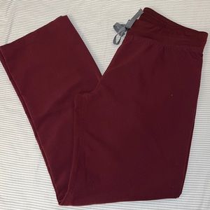 Livingston Figs Scrub Pants Burgundy